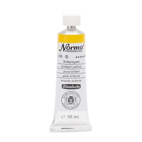 Schmincke Norma Professional Oil Paint Brilliant Yellow