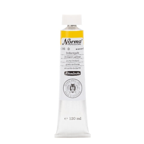 Schmincke Norma Professional Oil Paint Brilliant Yellow 120ml