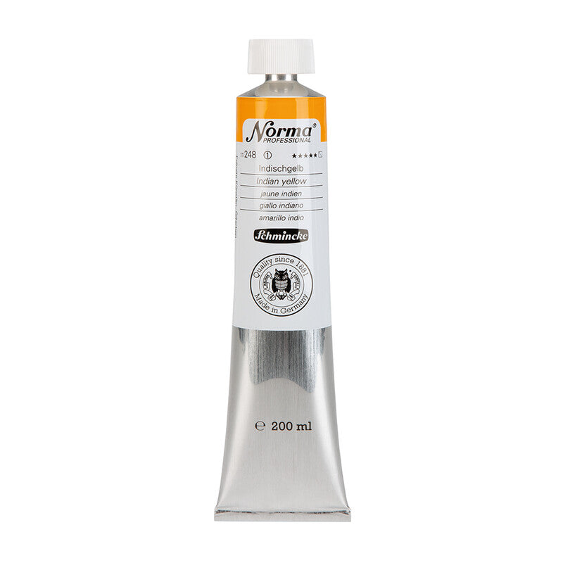 Schmincke Norma Professional Oil Paint Indian Yellow