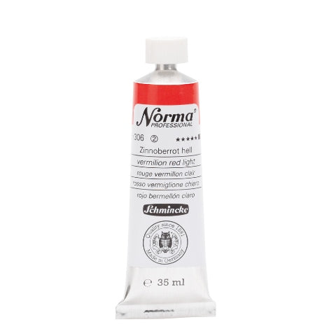 Schmincke Norma Professional Oil Paint Vermilion Red Light
