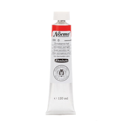 Schmincke Norma Professional Oil Paint Vermilion Red Light