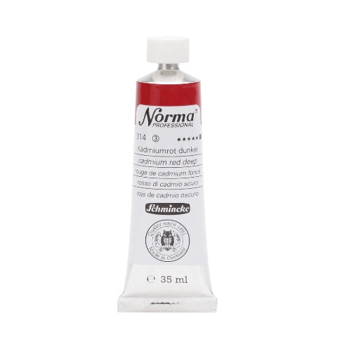 Schmincke Norma Professional Oil Paint Cadmium Red Deep