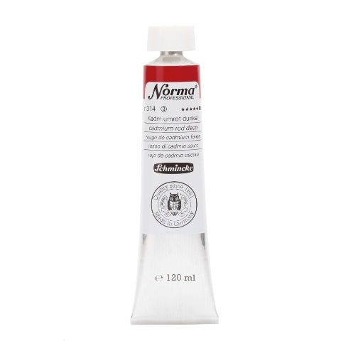 Schmincke Norma Professional Oil Paint Cadmium Red Deep