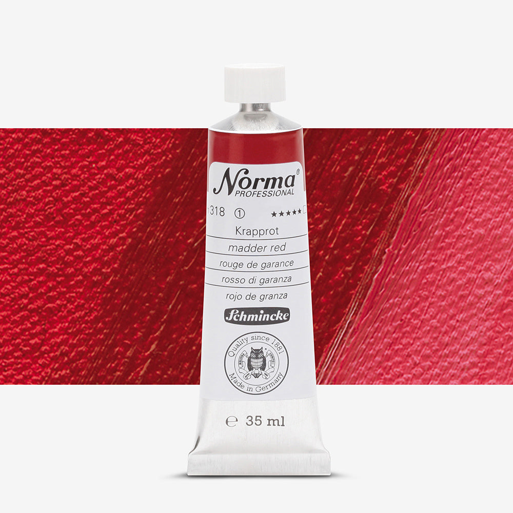 Schmincke Norma Professional Oil Paint Madder Red