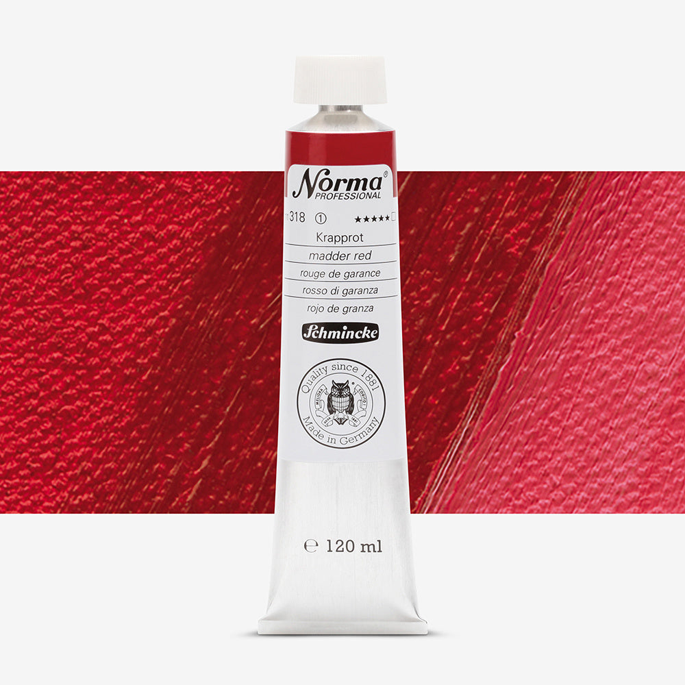 Schmincke Norma Professional Oil Paint Madder Red