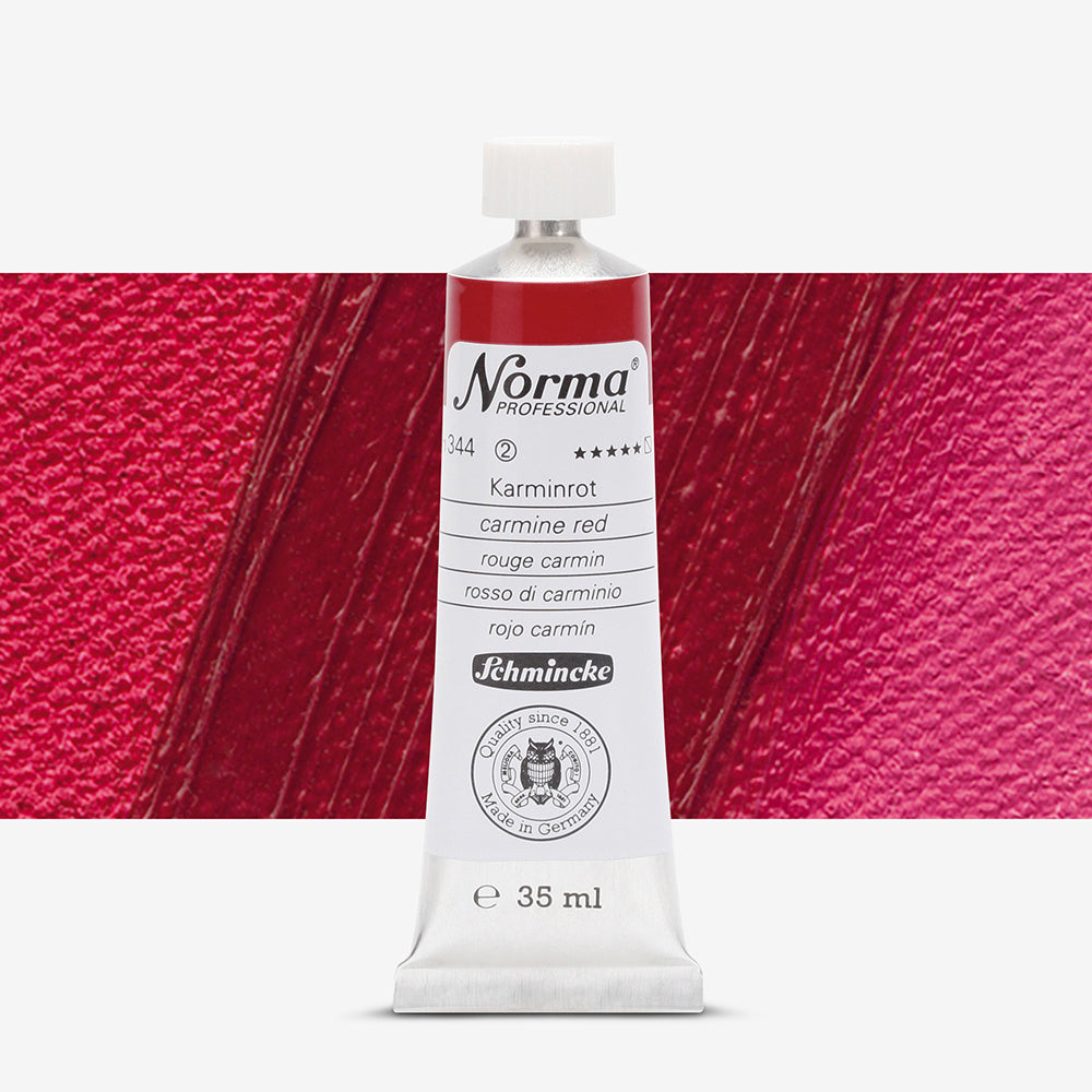 Schmincke Norma Professional Oil Paint Carmine Red