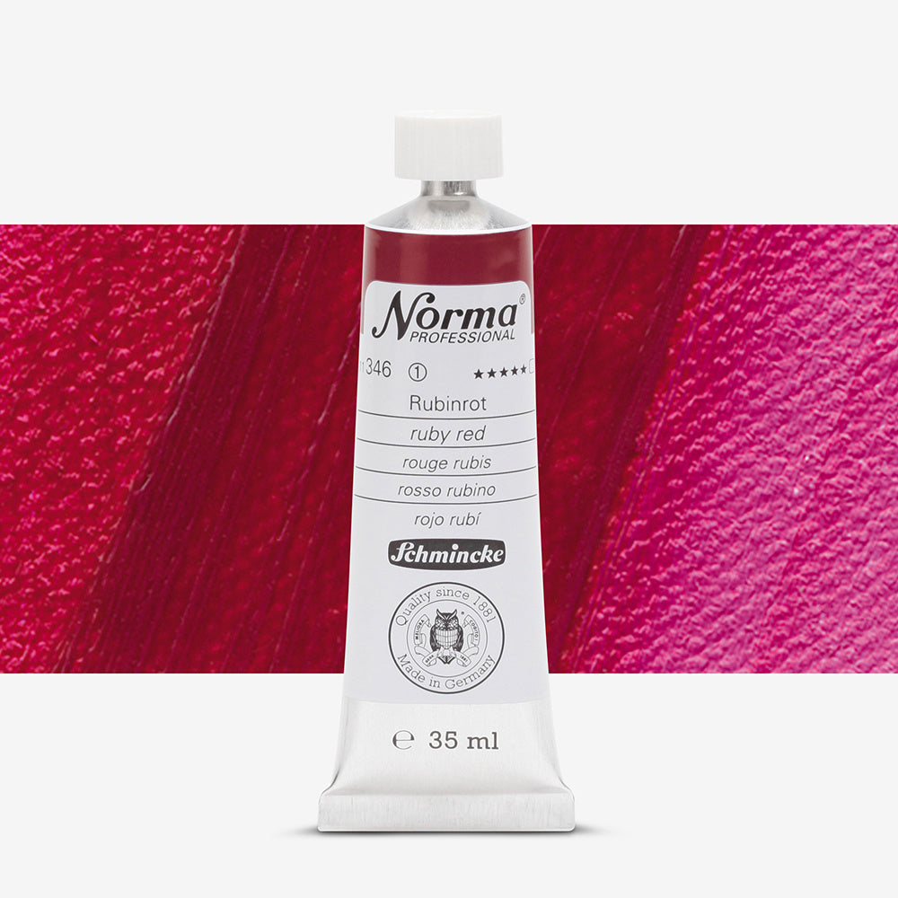 Schmincke Norma Professional Oil Paint Ruby Red
