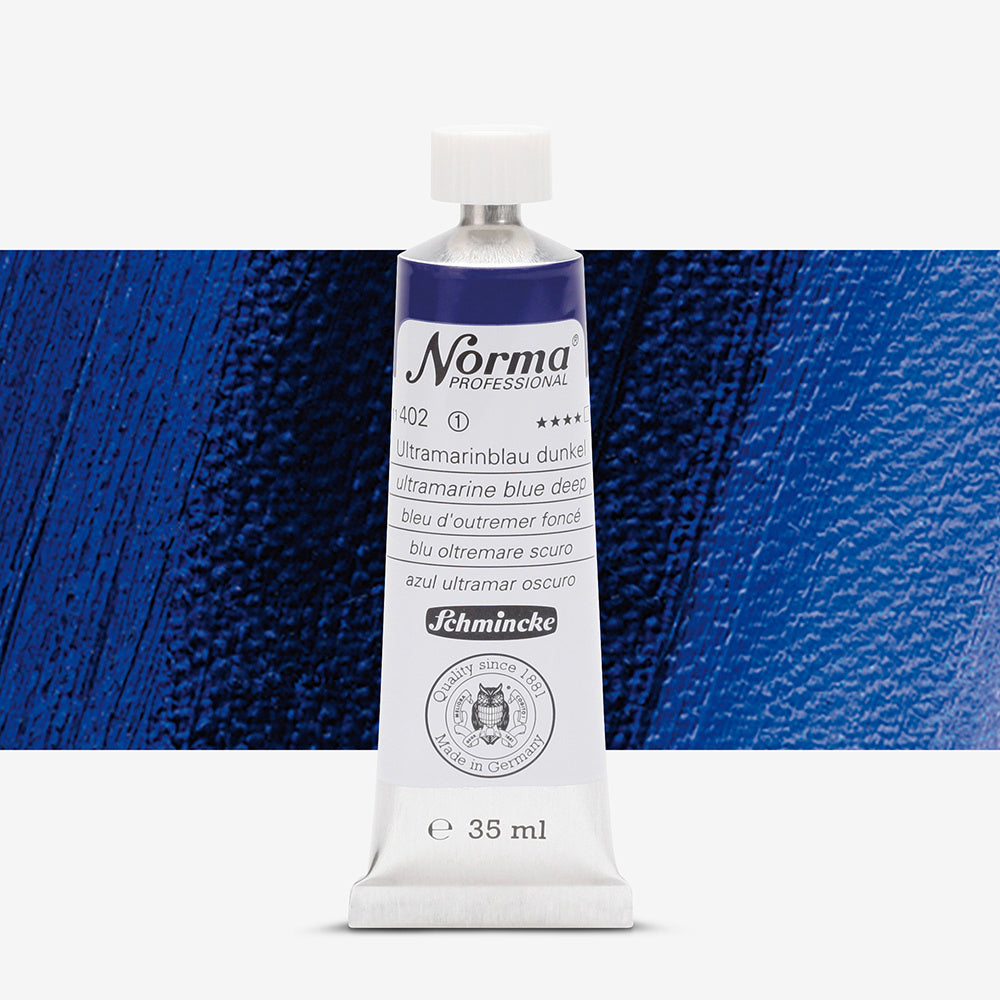 Schmincke Norma Professional Oil Paint Ultramarine Blue Deep