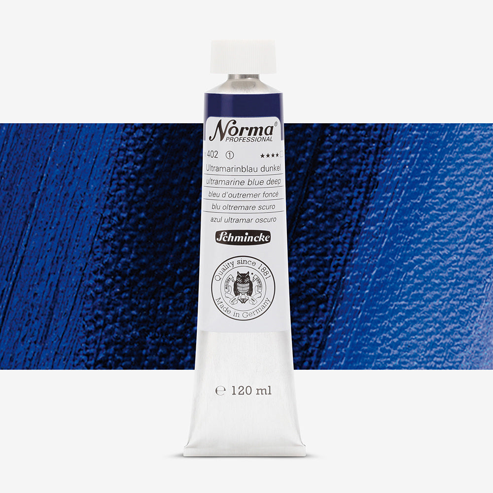 Schmincke Norma Professional Oil Paint Ultramarine Blue Deep