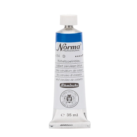 Schmincke Norma Professional Oil Paint Cobalt Cerulean Blue 35ml