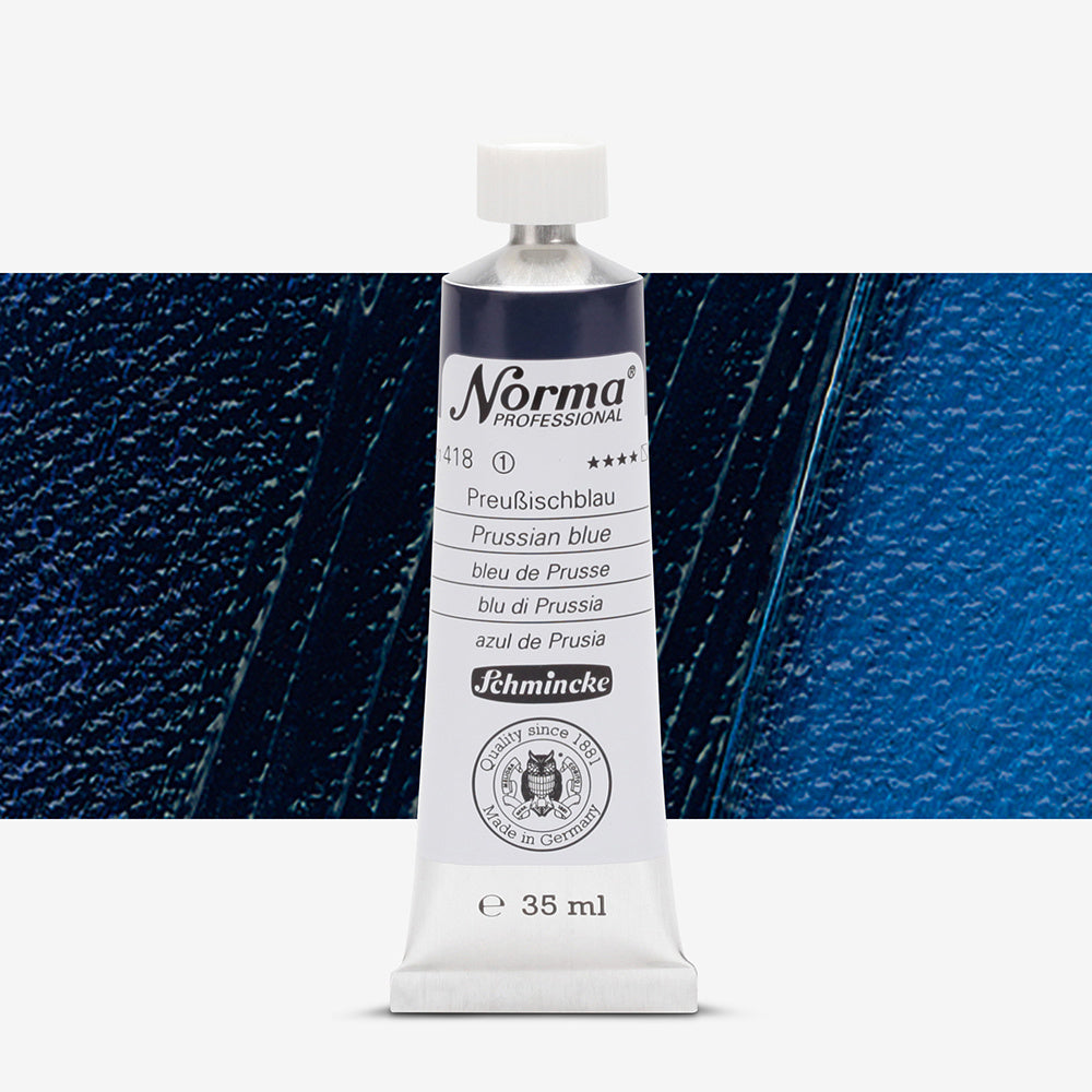 Schmincke Norma Professional Oil Paint Prussian Blue