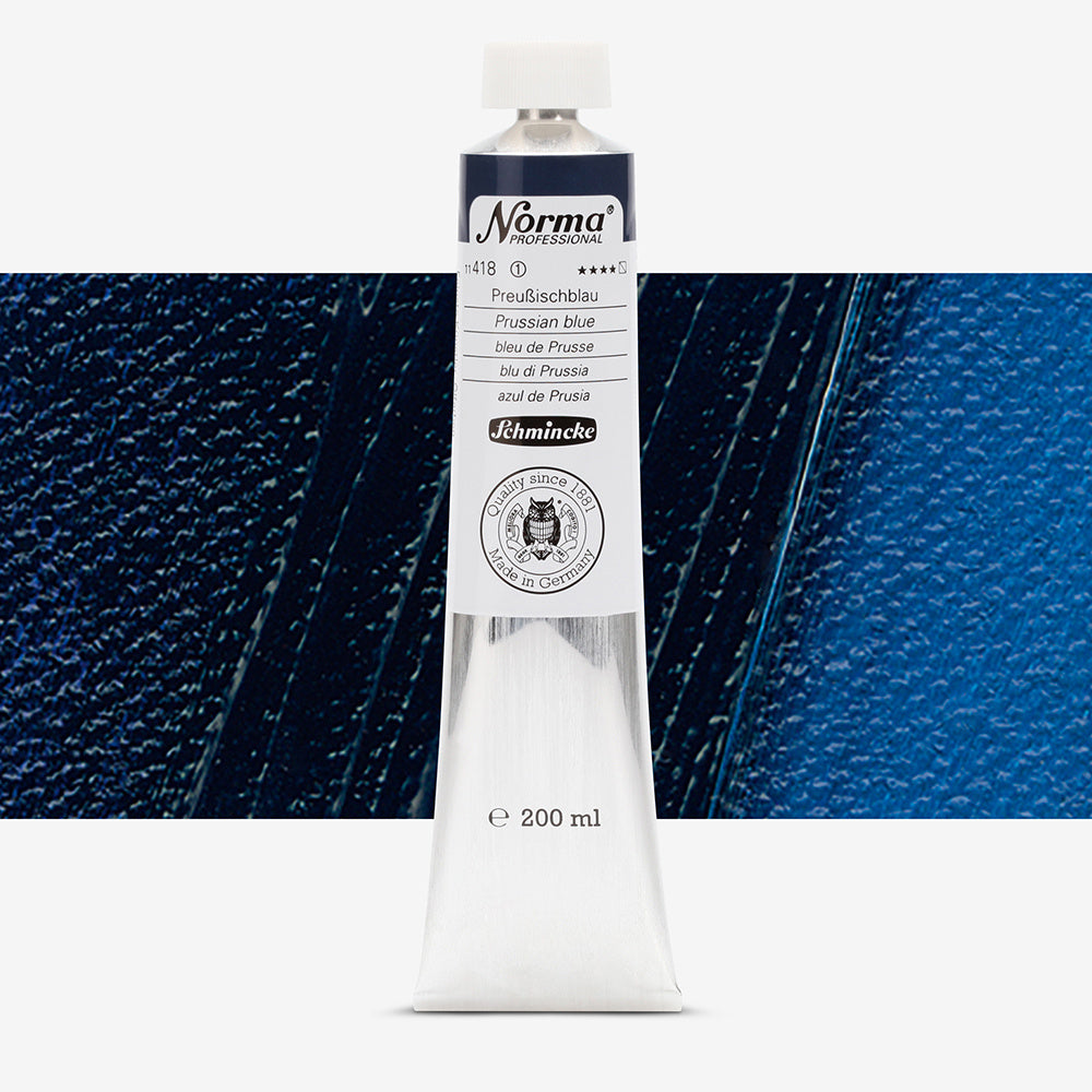Schmincke Norma Professional Oil Paint Prussian Blue