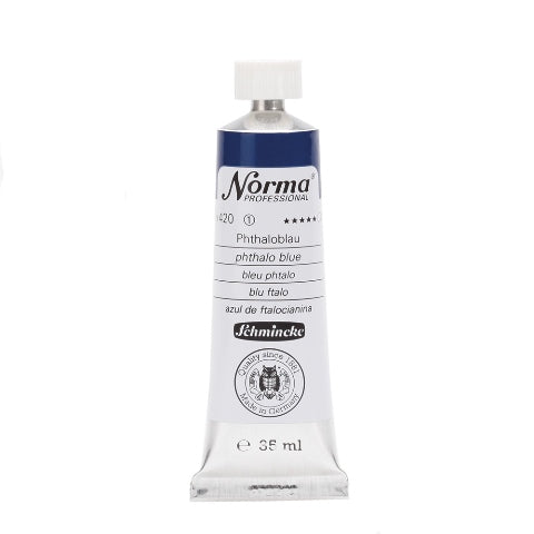 Schmincke Norma Professional Oil Paint Phthalo Blue