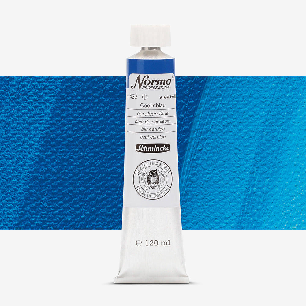 Schmincke Norma Professional Oil Paint Cerulean Blue