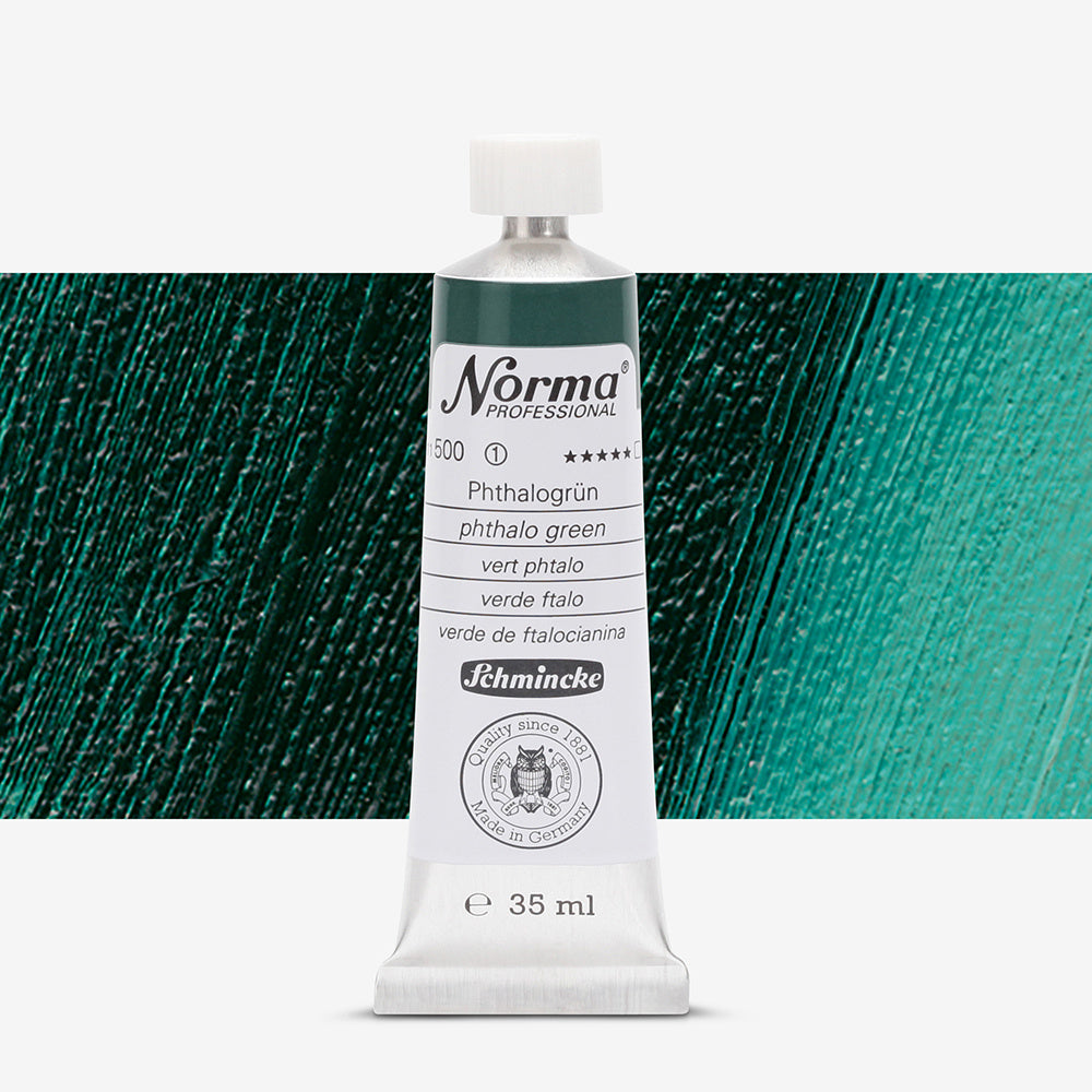 Schmincke Norma Professional Oil Paint Phthalo Green