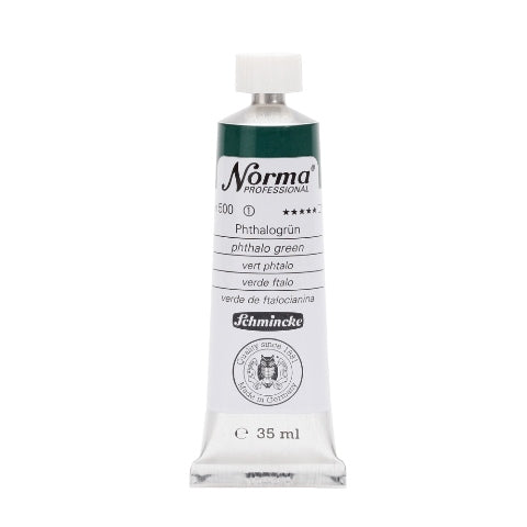 Schmincke Norma Professional Oil Paint Phthalo Green