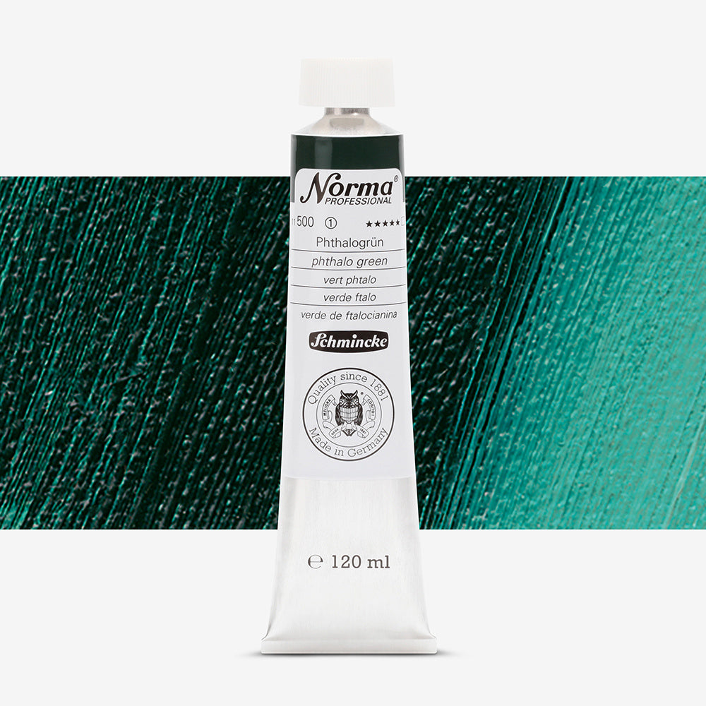 Schmincke Norma Professional Oil Paint Phthalo Green