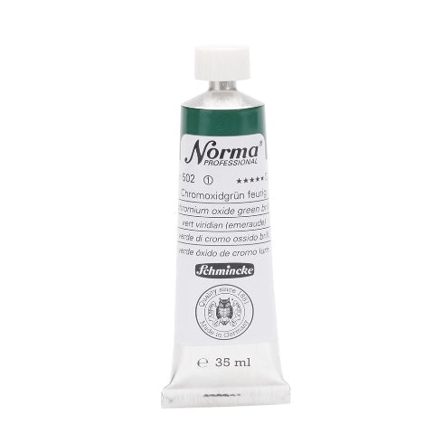 Schmincke Norma Professional Oil Paint Chromium Oxide Green Brilliant 35ml