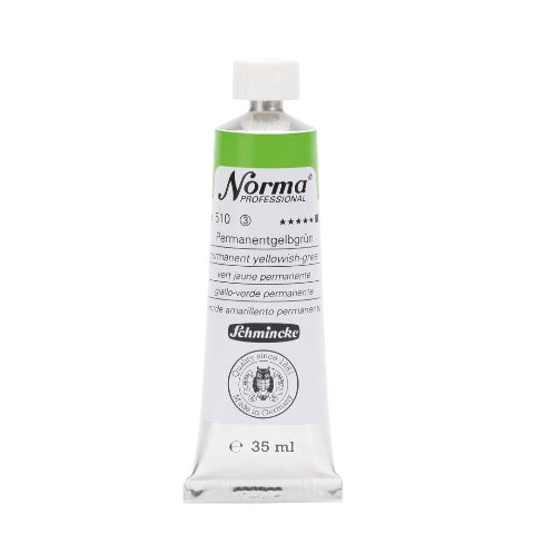 Schmincke Norma Professional Oil Paint Permanent Yellowish-Green