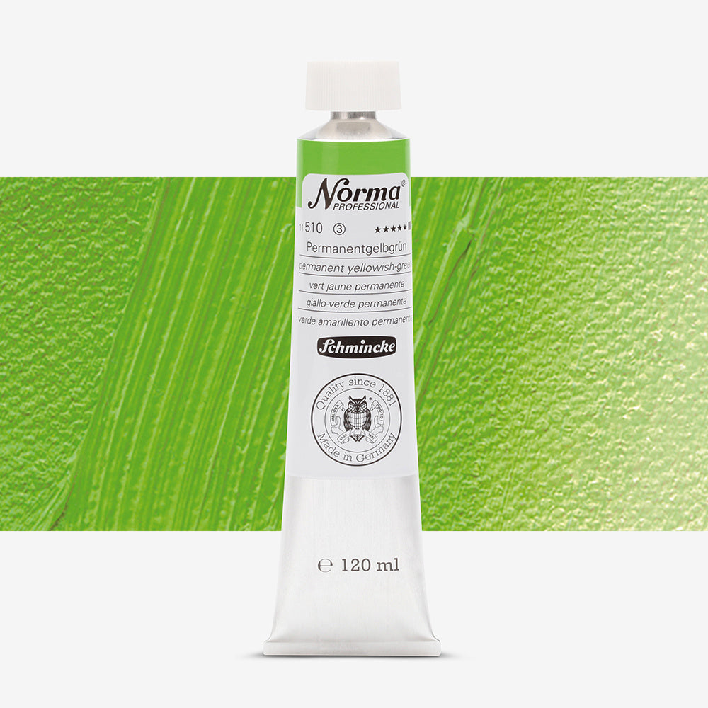 Schmincke Norma Professional Oil Paint Permanent Yellowish-Green