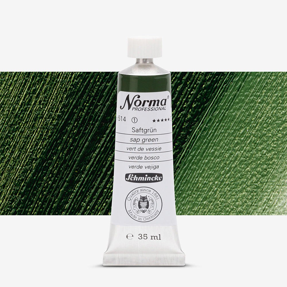 Schmincke Norma Professional Oil Paint Sap Green