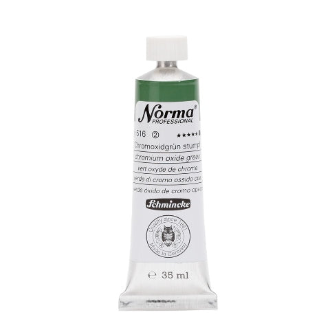 Schmincke Norma Professional Oil Paint Chromium Oxide Green 35ml