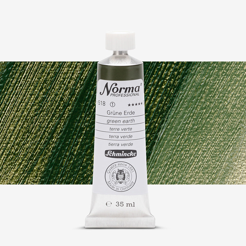 Schmincke Norma Professional Oil Paint Green Earth