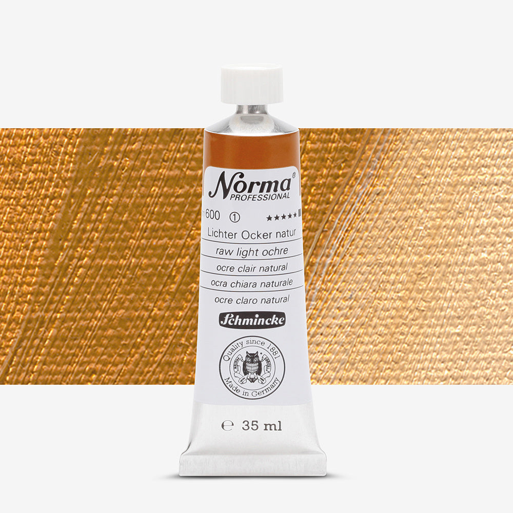 Schmincke Norma Professional Oil Paint Raw Light Ochre