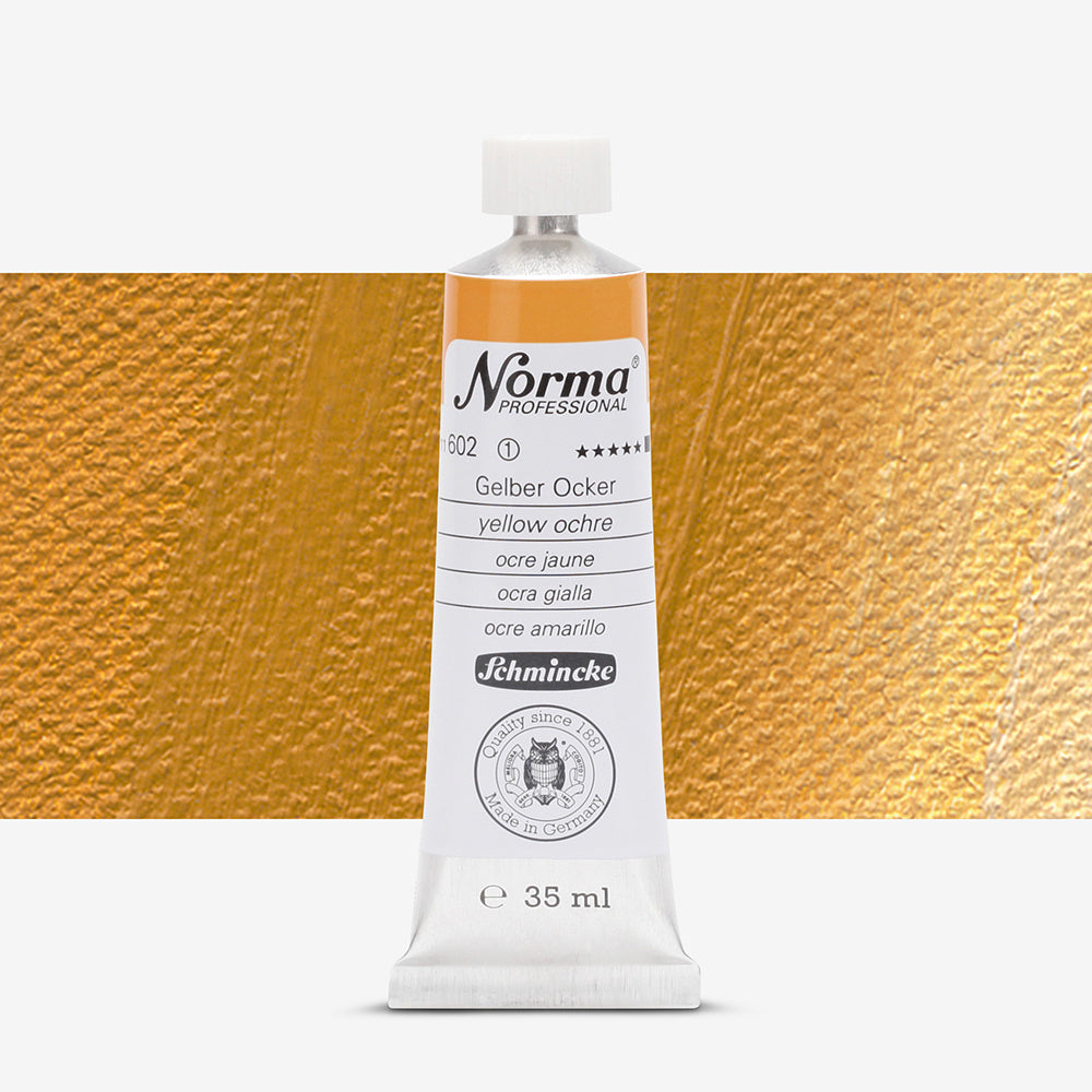 Schmincke Norma Professional Oil Paint Yellow Ochre