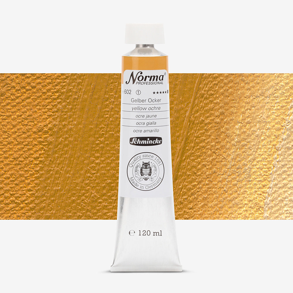 Schmincke Norma Professional Oil Paint Yellow Ochre