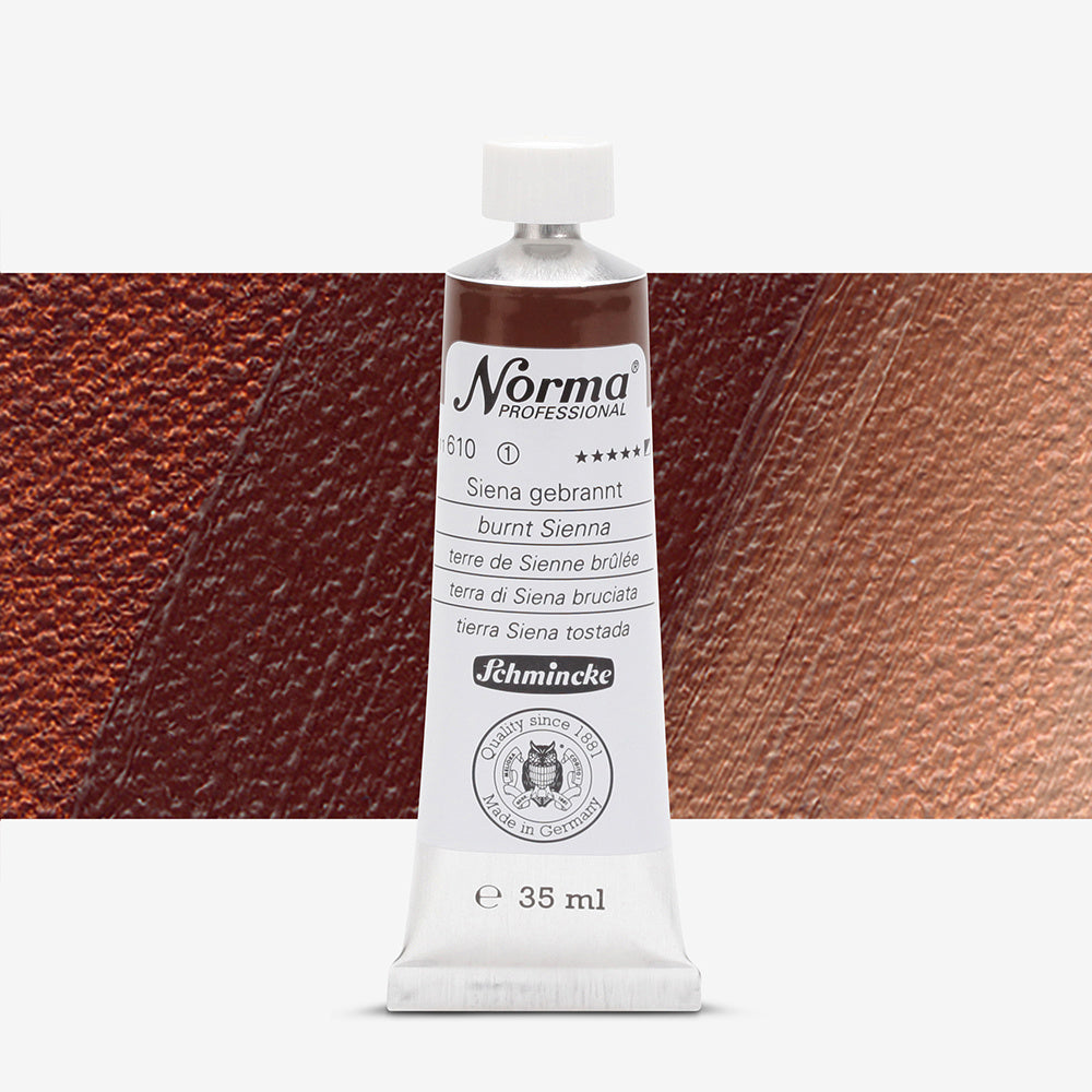 Schmincke Norma Professional Oil Paint Burnt Sienna