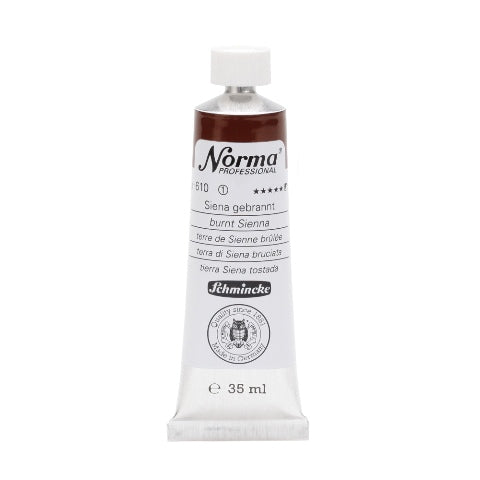 Schmincke Norma Professional Oil Paint Burnt Sienna