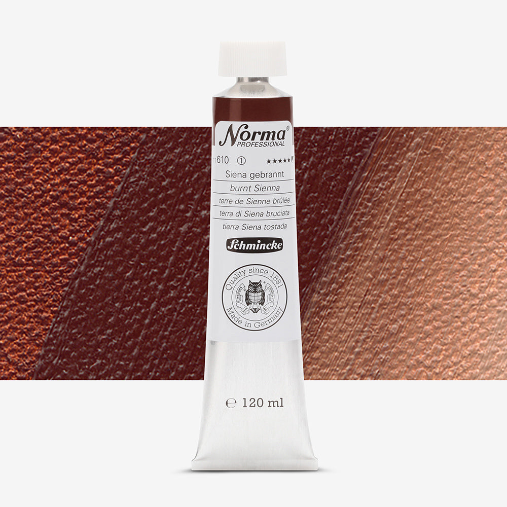Schmincke Norma Professional Oil Paint Burnt Sienna