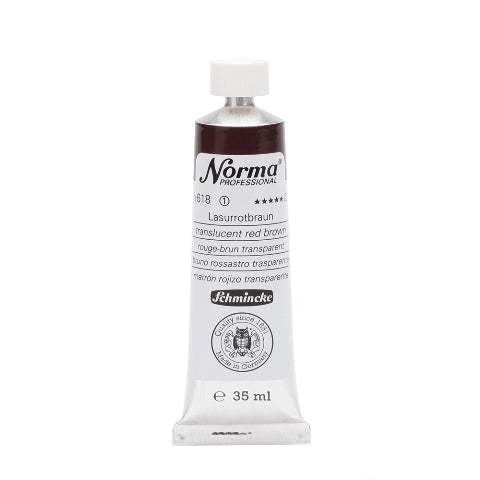 Schmincke Norma Professional Oil Paint Transparent Red Brown