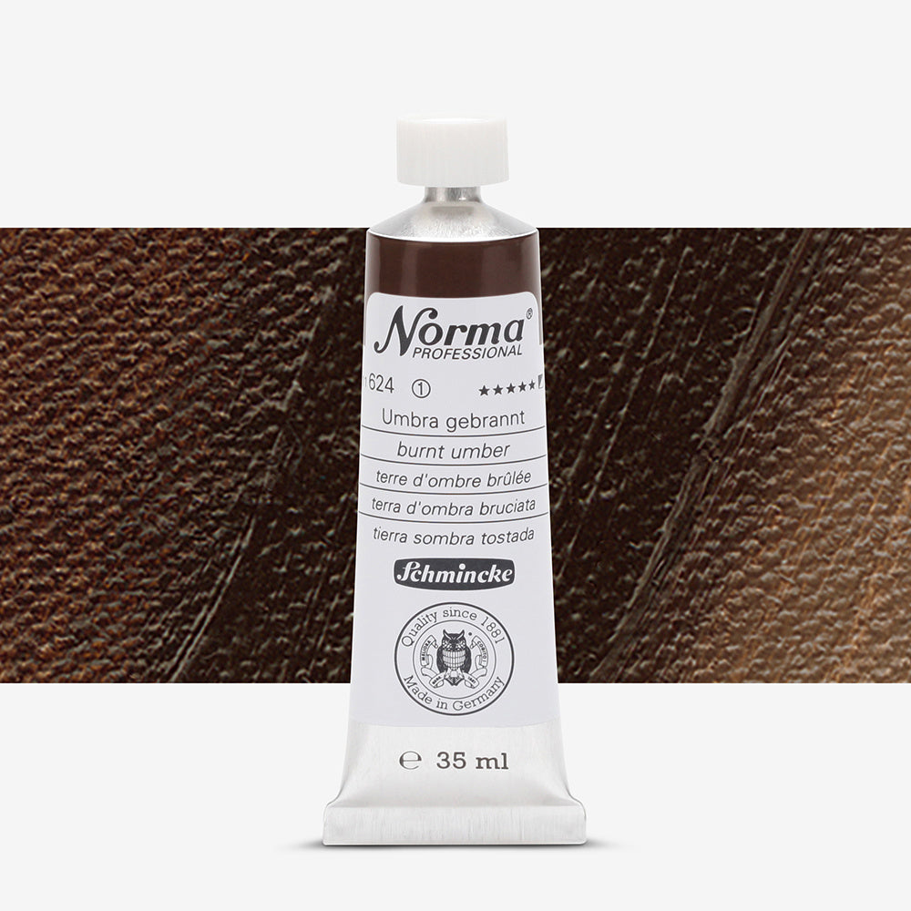 Schmincke Norma Professional Oil Paint Burnt Umber