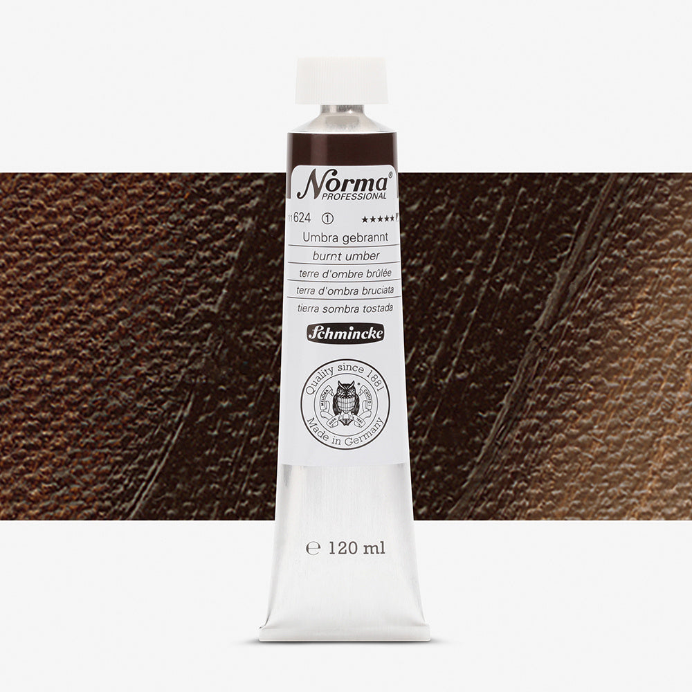 Schmincke Norma Professional Oil Paint Burnt Umber