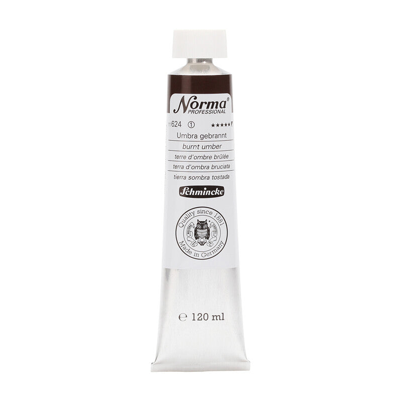 Schmincke Norma Professional Oil Paint Burnt Umber 120ml