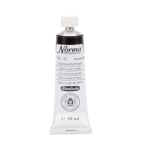 Schmincke Norma Professional Oil Paint Black Iron Oxide