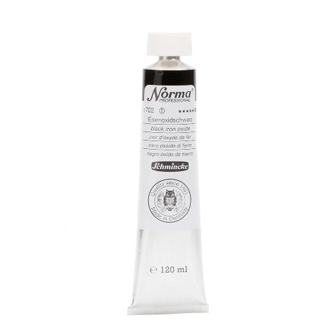 Schmincke Norma Professional Oil Paint Black Iron Oxide