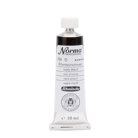 Schmincke Norma Professional Oil Paint Ivory Black