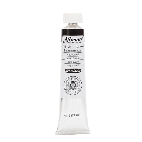 Schmincke Norma Professional Oil Paint Ivory Black