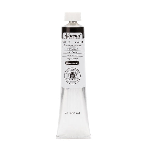 Schmincke Norma Professional Oil Paint Ivory Black