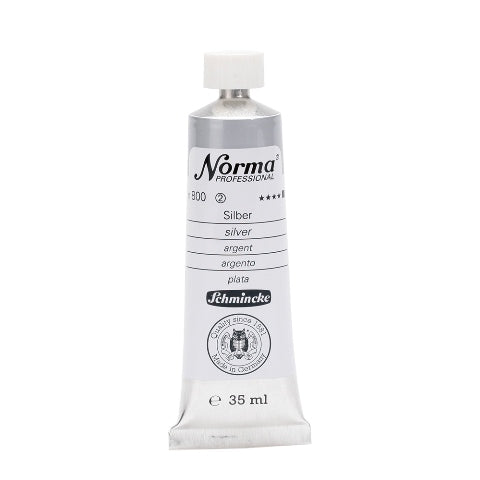 Schmincke Norma Professional Oil Paint Silver 35ml