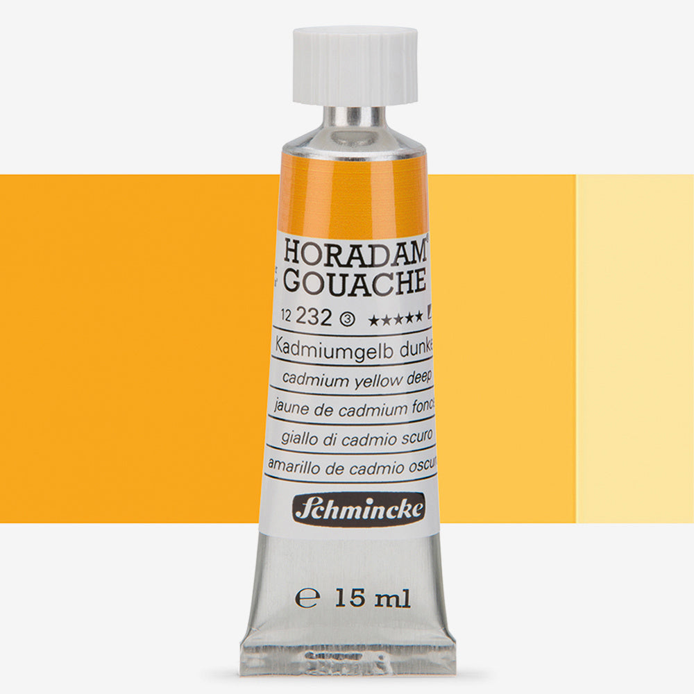 Schmincke Horadam Gouache Paint Cadmium Yellow Deep