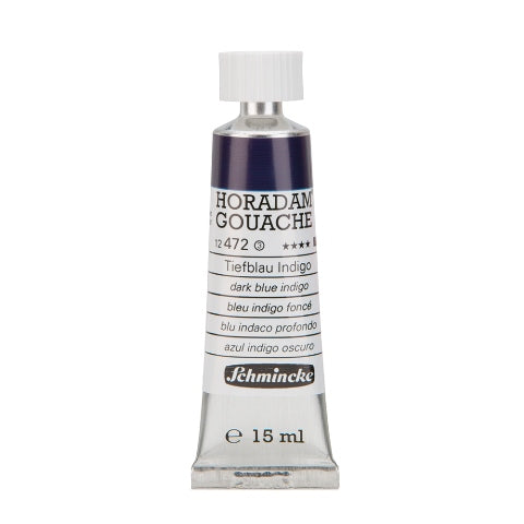 Schmincke Horadam Gouache Paint Dark Blue Indigo 15ml