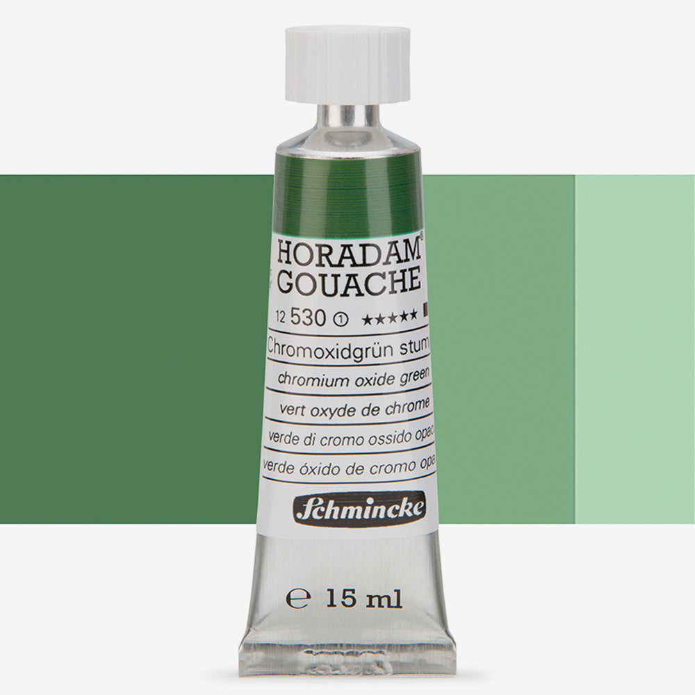 Schmincke Horadam Gouache Paint Chromium Oxide Green