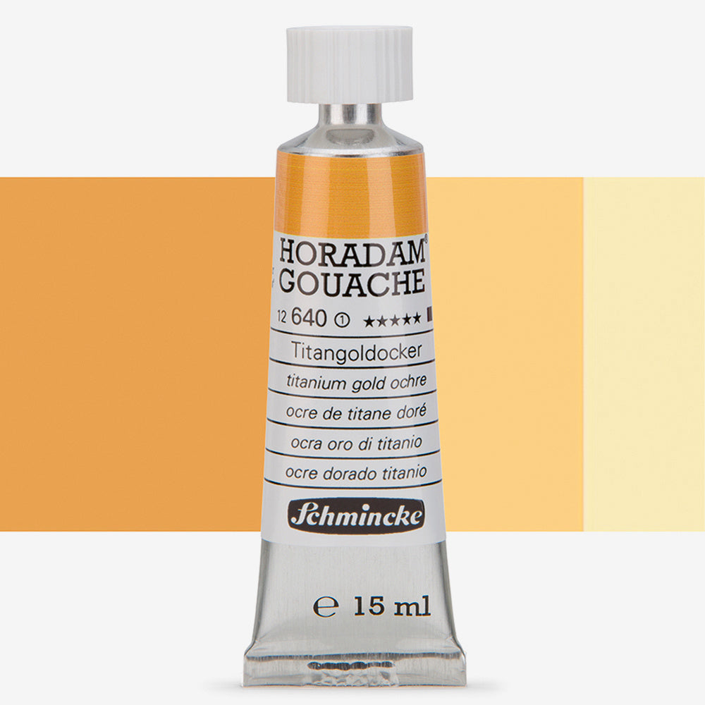 Schmincke Horadam Gouache Paint Titanium Gold Ochre