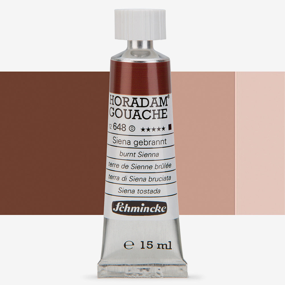 Schmincke Horadam Gouache Paint Burnt Sienna