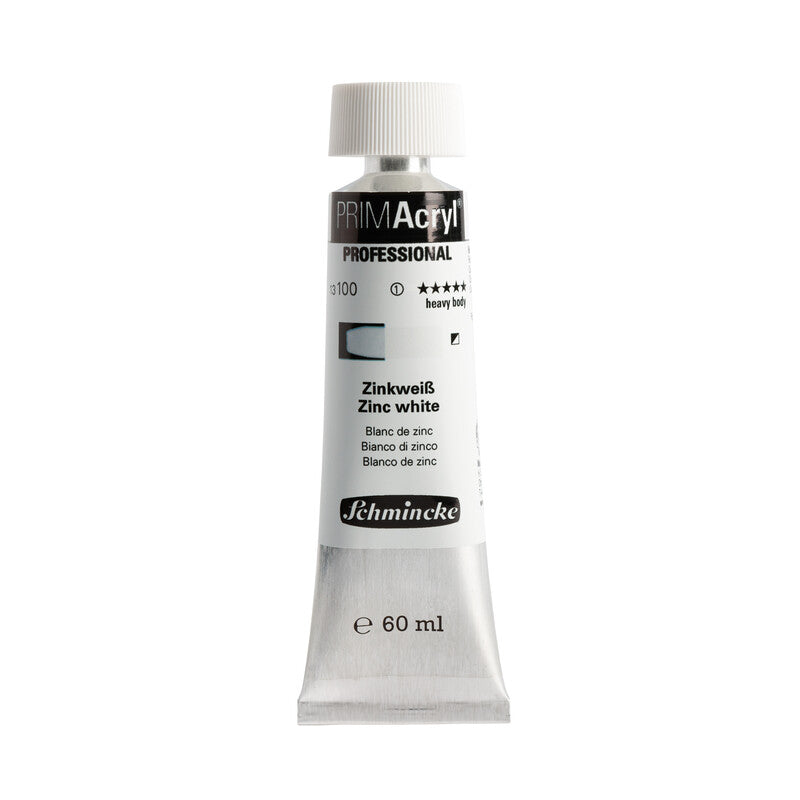 Schmincke Primacryl Acrylic Paint Zinc White 60ml
