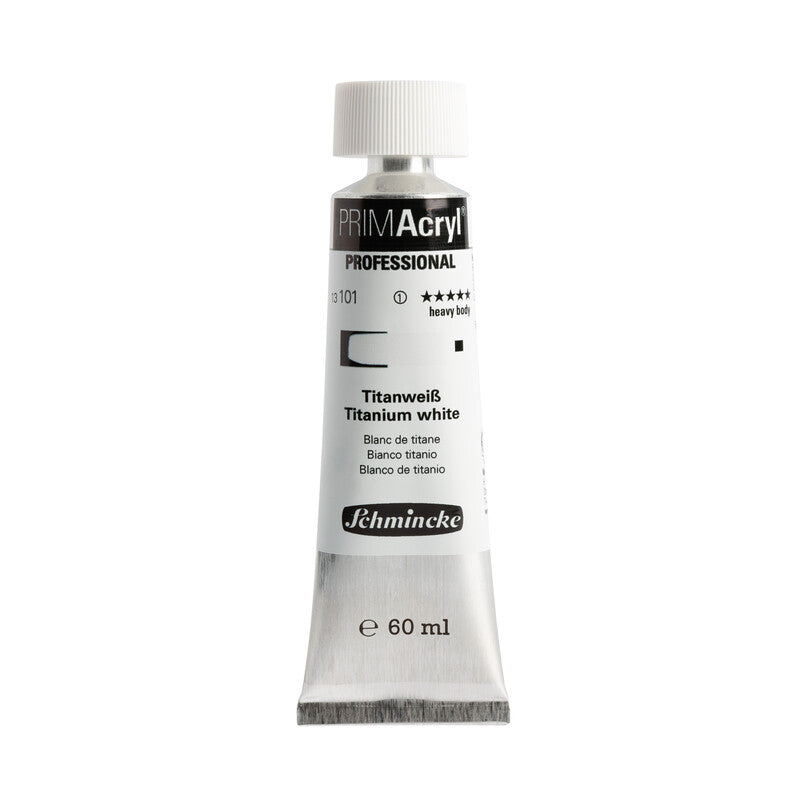 Schmincke Primacryl Acrylic Paint Titanium White 60ml